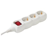 3-AS ELOSZTÓ 3M 3*1,5MM2 FEHÉR KAPC IP20 250V~/16A/3500W NV03K-3/WH/1,5