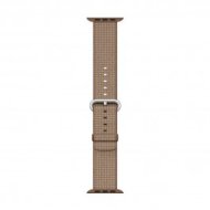 Apple - 38 mm-es, kávébarna-karamell színű szőtt műanyag szíj