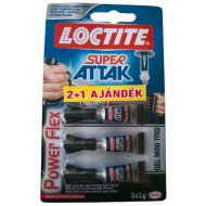 LOCTITE SUPER ATTAK POWER FLEX MINI TRIÓ GÉL 3X1G PILLANATRAGASZTÓ