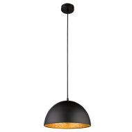 OKKO FÜGGESZTÉK 1*E27 60W 230V H: 121,5CM D: 30CM FÉM BURA FEKETE