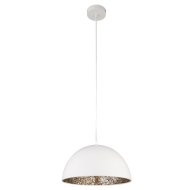 OKKO FÜGGESZTÉK 1*E27 60W 230V H: 121,5CM D: 30CM FÉM BURA FEHÉR
