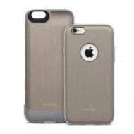 Moshi - iGlaze Ion Battery iPhone 6/6s tok + külső akkumulátor - Titánium