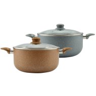 LÁBAS GRANITE 4,5L FEDŐVEL 24CM TAPADÁSMENTES BEVONATTAL