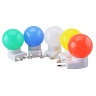 LED ÉJJELI IRÁNYFÉNY 0,5W KÉK 4,5*8,6CM 220-240V 50HZ