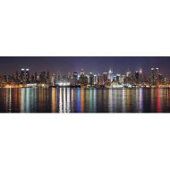 VÁSZONKÉP PANORÁMA 150X50CM MANHATTANI VÁROSKÉP A HUDSON FOLYÓN