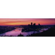 VÁSZONKÉP PANORÁMA 150X50CM KILÁTÁS A MOUNT WASHINGTON-RÓL