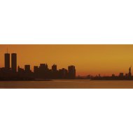 VÁSZONKÉP PANORÁMA 150X50CM MANHATTAN LÁTKÉPE NEW JERSEYBŐL
