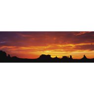 VÁSZONKÉP PANORÁMA 120X40CM MONUMENT VALLEY