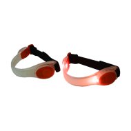 BIZTONSÁGI SPORT LED PÁNT KARRA,LÁB RA ERŐSÍTHETŐ, ELEMMEL,2 MÓDBAN