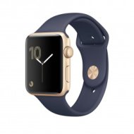 Apple Watch Series 1 - 38 mm-es, arany színű alumíniumtok éjkék sportszíjjal