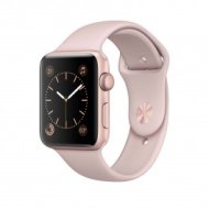 Apple Watch Series 2 - 42 mm-es, rozéarany színű alumíniumtok rózsakvarc sportszíjjal