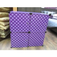 VARIÁLHATÓ ELEMES BÚTORCSALÁD 4AJTÓ "LILA" SZETT ELEMEK 35X35CM(307216) Outlet