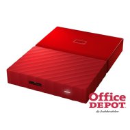 Western Digital My Passport WDBYFT0030BRD 2,5" 3TB USB3.0 piros külső winchester