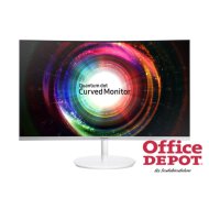 Samsung 27" C27H711QEU QLED WQHD HDMI Mini-Display port ívelt kijelzős fehér-ezüst monitor