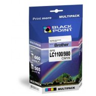 Black Point multipack BPBLC1100_980CMYK (Brother LC1100/980) 4 színű