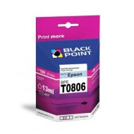 Black Point patron BPET0806 (Epson T0806) világos piros