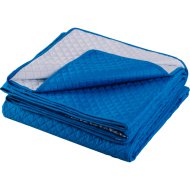 ÁGYTAKARÓ 235X250CM FEHÉR-KÉK KÉTOLDALAS, 100% POLIÉSZ.MICROFIBER