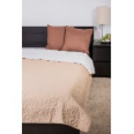 Ágytakaró, microfiber kétoldalas ágytakaró, bézs-krém színben