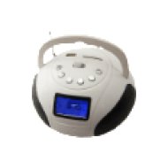 NPB100 mini hordozható rádió USB/SD/AUX csatlakozással (USB táp), fehér