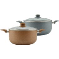 12728 Lábas tapadásmentes bevonattal üvegfedővel 24 cm