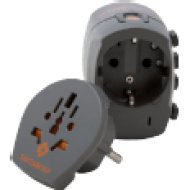 U23 18730 Univerzális adapter utazáshoz, grafitszürke
