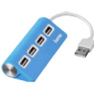 kék 4 portos USB 2.0 HUB (12179)