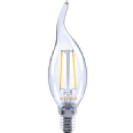 TOLEDO Retro LED gyertya 2,5W E14 250LM hajlított átlátszó
