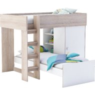 TRENO KOMBIÁGY 275,2X122X150X5CM FF:90X200CM FEHÉR/AKÁC