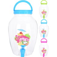 SUMMER DRINKS MINTÁS SZÍNES ADAGOLÓFEJES MŰANYAG BALLON 4L