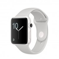 Apple Watch Series 2 - 42 mm-es, fehér kerámiatok felhőszínű sportszíjjal