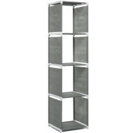 QUICK TEC POLC 1X4 REKESZ ANTRACIT 37X148X36CM