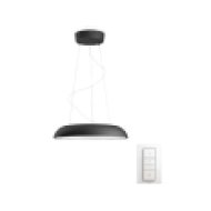 HUE Amaze Függesztett lámpa, LED, fekete + fényerőszabályozó (40233/30/P7)