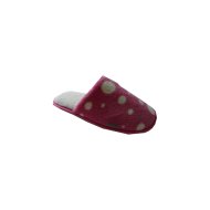 NŐI HÁZIPAPUCS PÖTTYÖS, 36-41-IG, PINK-SZÜRKE, TEXTIL