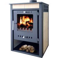 HUNOR 4BC CSEMPÉS KANDALLÓ, SZÜRKE BÉZS, 7,2 KW 810X525X515 MM