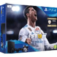 PlayStation 4 Slim 1TB + 2 db DualShock 4 kontroller + FIFA 18