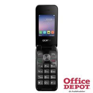 Alcatel 2051D Dual SIM összecsukható ezüst mobiltelefon + Vodafone kártya