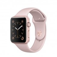 Apple Watch Series 1 - 42 mm-es, rozéarany színű alumíniumtok rózsakvarc sportszíjjal