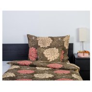 ÁGYNEMŰHUZAT KREPP BARNA SZÍN 100%PAMUT,140X200,70X90CM,40X50CM Outlet