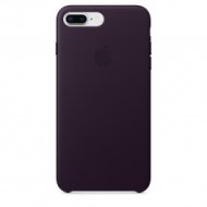 Apple - iPhone 8 Plus/7 Plus bőrtok – mély padlizsán