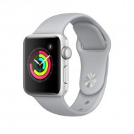 Apple Watch Series 3 - 38 mm-es, ezüstszínű alumíniumtok ködszürke sportszíjjal