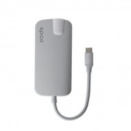 EPICO - USB Type-C HUB - HDMI adapter Ethernet csatlakozóval - Ezüst