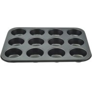 MUFFIN SÜTŐ 35,5X26,5X3CM 12DB-HOZ 6,5X3CM MUFFINOKHOZ, TAPADÁSMENTES