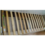 LÉCES ÁGYRÁCS 90X200CM ÖSSZEHAJTHATÓ, BÜKK Outlet