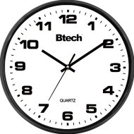 FALIÓRA BH-100, MŰANYAG, ÁTM: 32CM FEHÉR SZÁMLAPOS, FEKETE KERETES