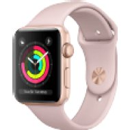Watch Series 3 - 42mm arany alumíniumtok pink sportszíjjal (mql22mp/a)