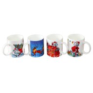 PORCELÁN BÖGRE 3,5DL KARÁCSONYI MINTÁVAL Outlet