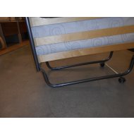 ÖSSZECSUKHATÓ VENDÉGÁGY 190X80CM FALAP-RUGÓS,15LAPPAL,EGYSZÍNŰ Outlet