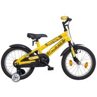 GYERMEK KERÉKPÁR 16-OS FIÚ MINI CAR,TÁMASZTÓ KEREKEKKEL