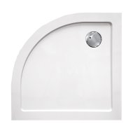 SMC ZUHANYTÁLCA 90X90X3,5 CM, ÍVES *KAP* Outlet