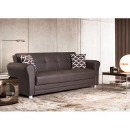 FABELLO KANAPÉ 234X93X88CM (303604) BARNA FF: 115 X 185 CM PU HÁTFAL Outlet